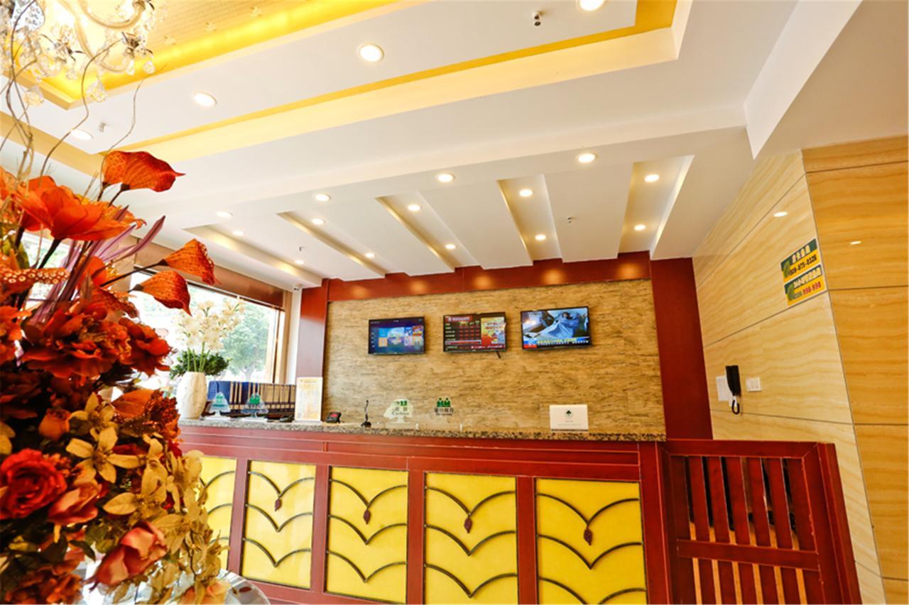 Greentree Inn Jiangsu Suzhou Kunshan High Speed Rail Station Hengshan Road Express Hotel Exterior foto